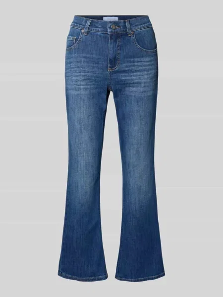 Jeansy w skróconym kroju Model Lene' Angels niebieskie