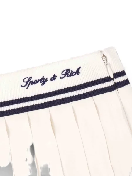 Fusta mini Sporty & Rich cu broderie