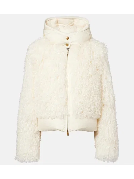 Kurtka puchowa Moncler biała