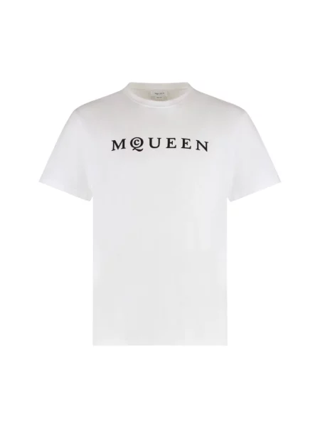 Koszulka Alexander Mcqueen klasyczna biała