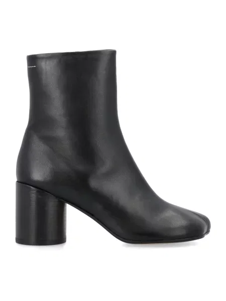 Botki Mm6 Maison Margiela skórzane czarne