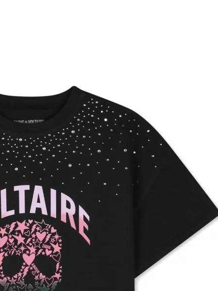 Gyerek póló Zadig & Voltaire fekete