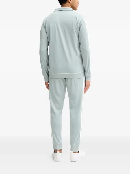 Csíkos tornaterem rövidnadrág Adidas nyomtatás kék