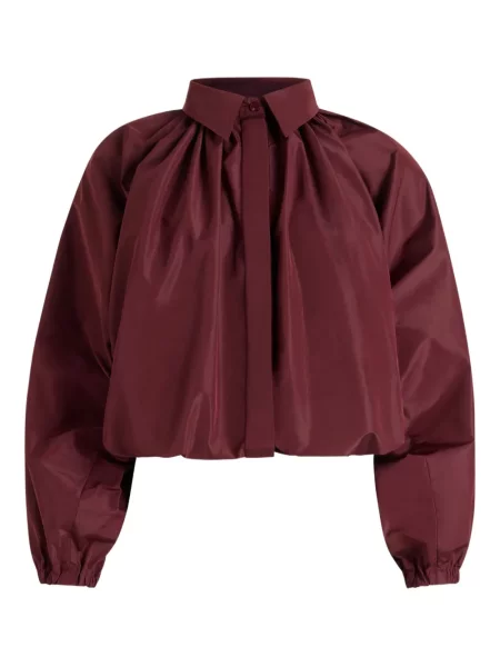 Kołnierzykowy bluzka Patou czerwona