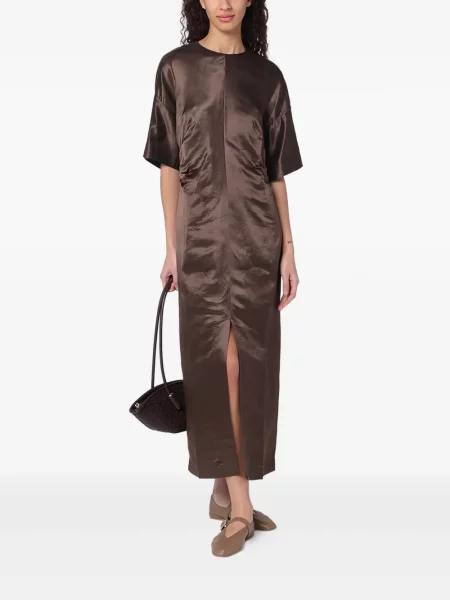 Rochie midi Loulou De Saison maro