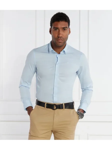 Calvin Klein Cămașă POPLIN albastru