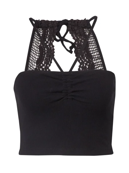 ABOUT YOU Top brodat Betty' negru