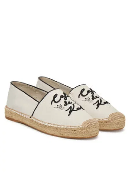 KARL LAGERFELD Espadrilky bílá