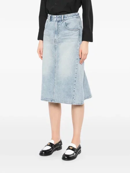 Fustă din denim Jnby albastru