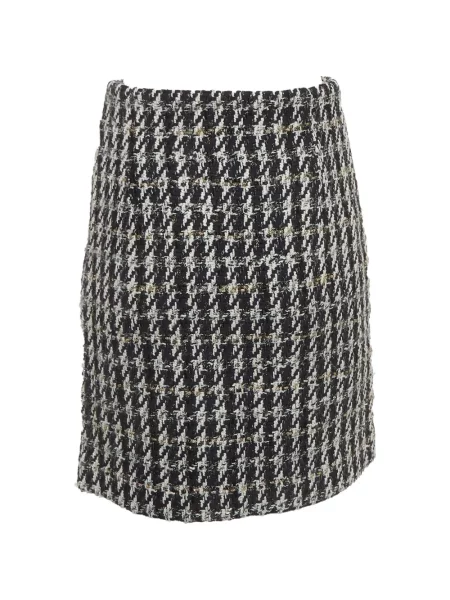 Fusta mini Sandro din tweed albastru