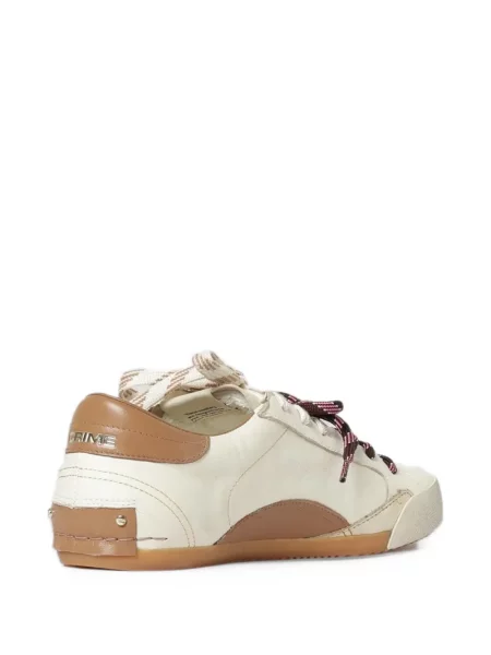 Sneakerși Crime London din piele alb