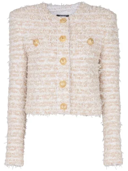 Geacă Balmain din tweed
