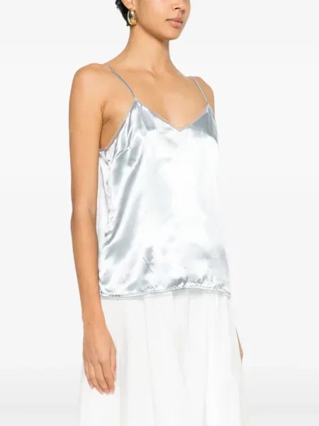 Top Fabiana Filippi s V-izrezom plava