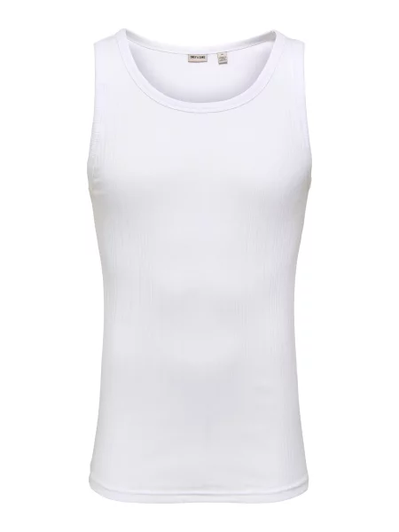 Only & Sons Tricou ONSIVO' alb