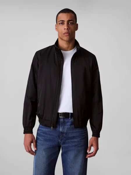Calvin Klein Jeans Geacă de primăvară-toamnă negru