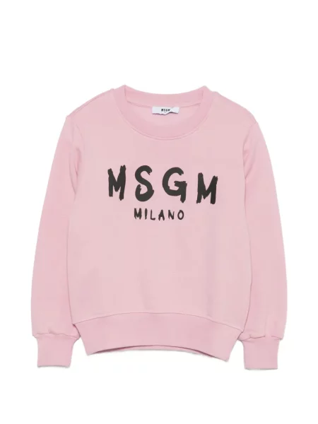 Sweter dziecięcy Msgm różowy