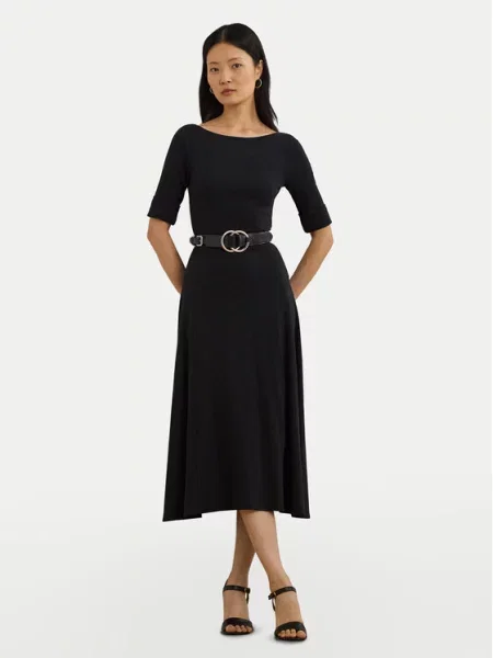 Vsakodnevna obleka LAUREN RALPH LAUREN črna