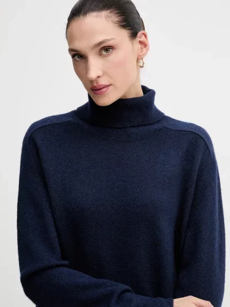 Светр United Colors of Benetton легкий гольф синій