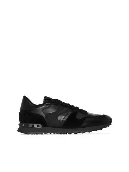 Sneakersy Valentino Garavani skórzane czarne