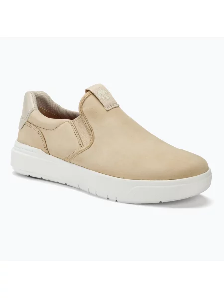 Slip on tenisky Timberland z nubuku béžové
