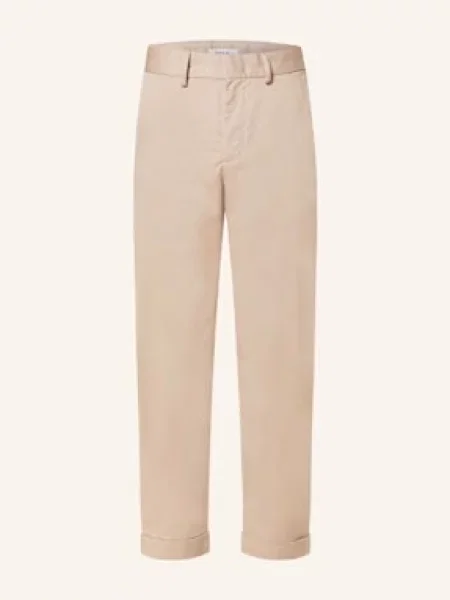 Paul Chino Kalhoty Tapered Fit béžová