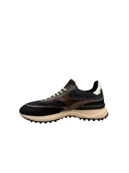 Sneakersy Van Bommel niebieskie