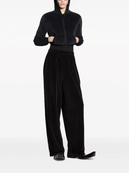 Mikina s kapucí Balenciaga černá