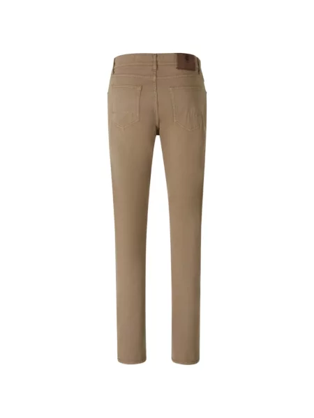 Pantaloni Richard J. Brown cu broderie maro