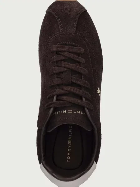 Tommy Hilfiger TH BELLA LOW RUNNER SUEDE маратонки дамски от велур кафяво