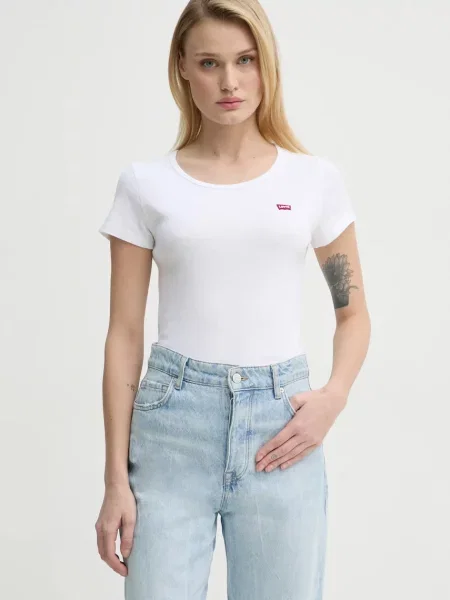 Tričko Levi's CREWNECK TEE bílá