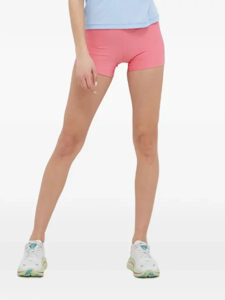 Pantaloni scurți Casall cu talie înaltă cu imagine roz