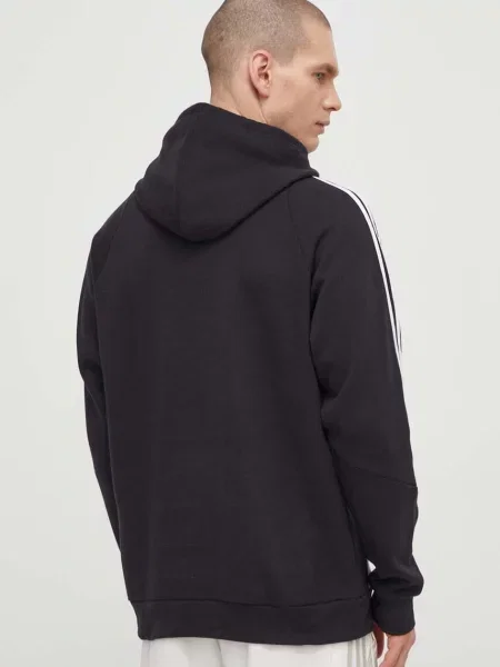 Tepláková mikina adidas Performance Tiro 24 s kapucí s aplikací černá