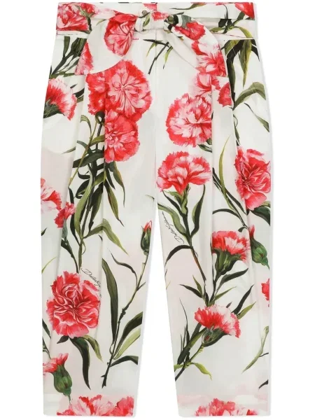 Spodnie dziecięce Dolce And Gabbana białe
