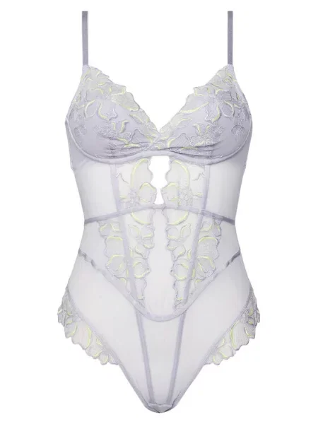 Hunkemöller Bodi LAUREN neonsko / lila žuta