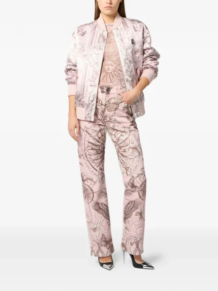 Blugi Philipp Plein roz
