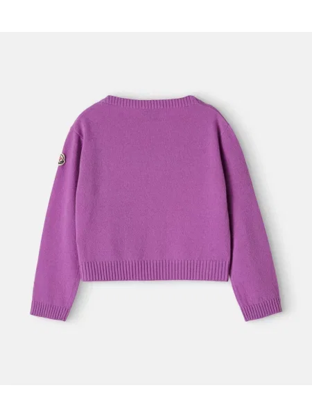 Gyerek szvetter Moncler Enfant lila