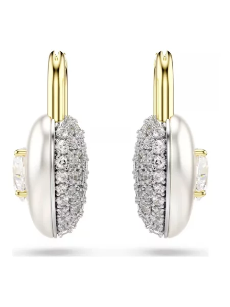 Kolczyki Swarovski szare