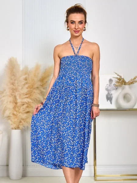 Rochie midi Resti până la genunchi albastru
