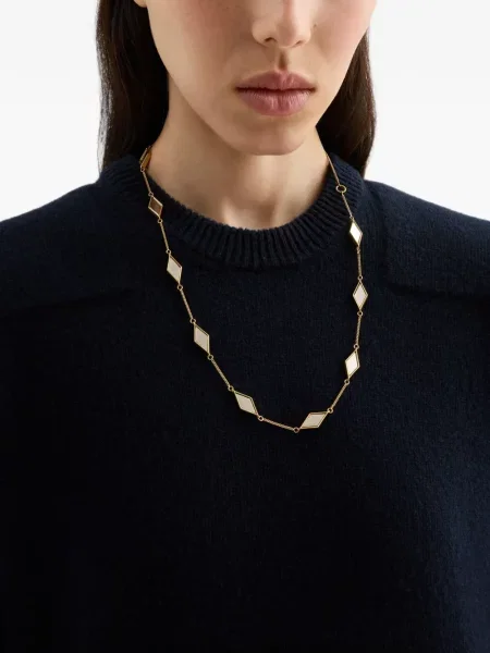 Colier Jil Sander cu model argyle