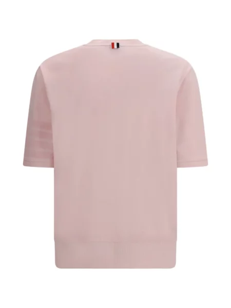 Tricou Thom Browne scurt roz