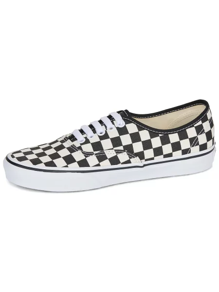 Pantofi Vans în carouri alb