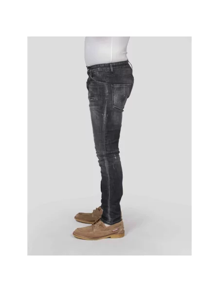 Jeansy Dsquared2 typu teddy szare