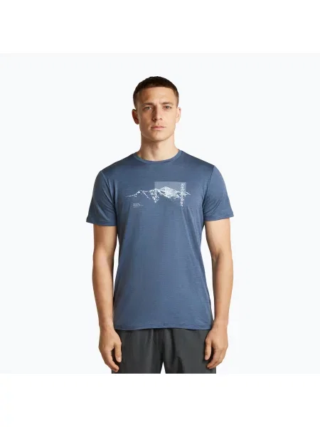 Tricou termoactiv pentru bărbați Icebreaker Merino Tech Lite Pure Altitude Dawn