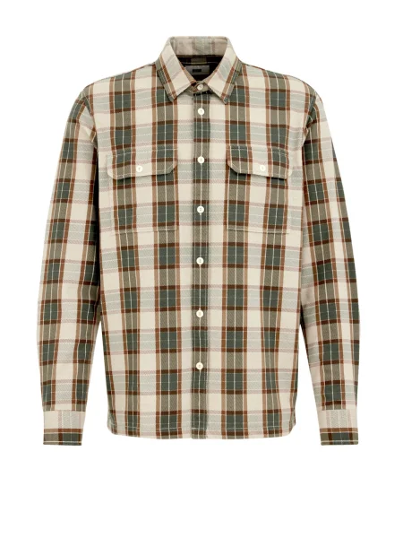 WE Fashion Košile / khaki / nefritová hnědá