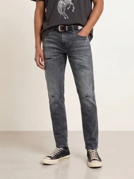 Replay Jeansy O Kroju Skinny grau szare