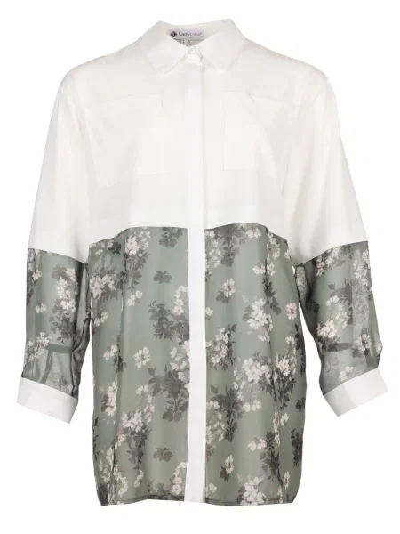 Блуза LadyLike текстиль зелений