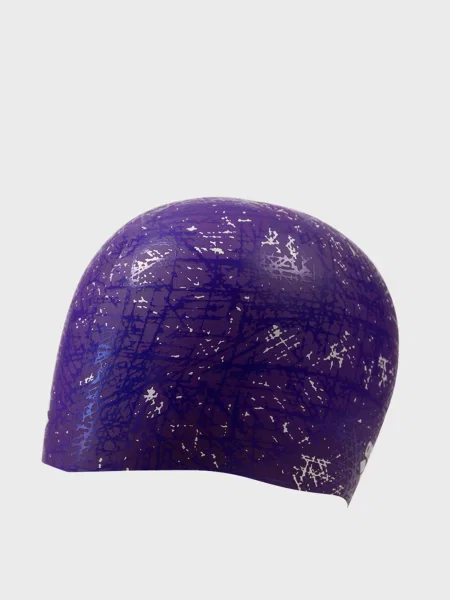 Шапка Arena з принтом фіолетова