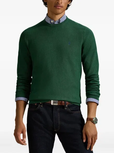Ριγέ polo Polo Ralph Lauren με κουκούλα με αυτόγραφο λευκό