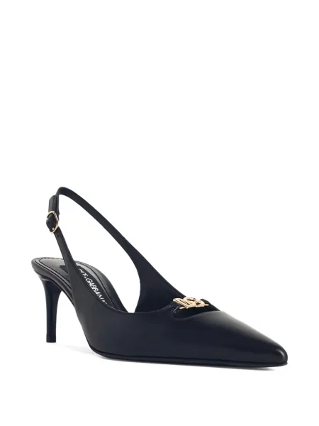 Pantofi cu toc Dolce & Gabbana slingback negru
