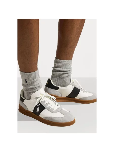 Sneakersy Polo Ralph Lauren koronkowe białe
